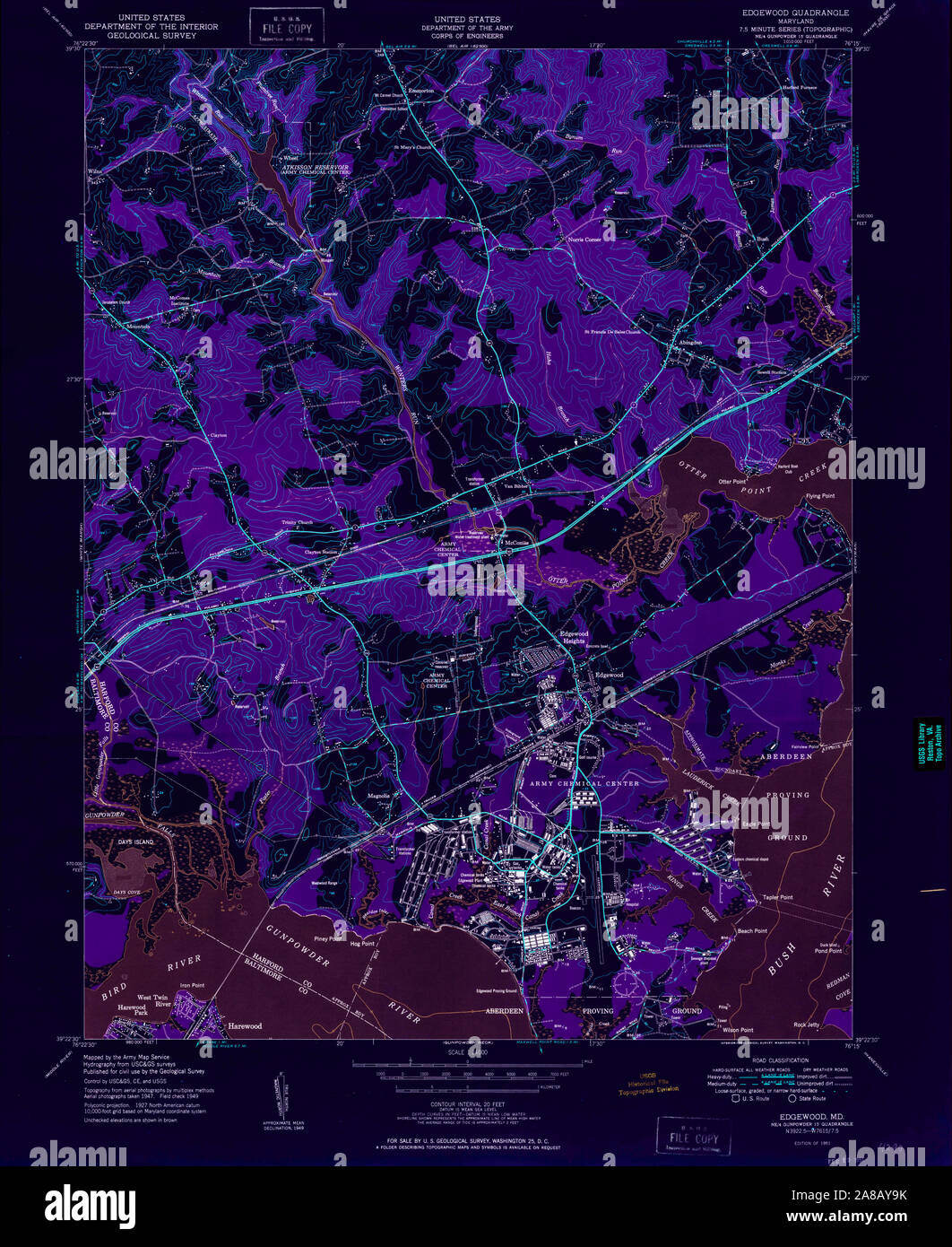 Map of edgewood hires stock photography and images Alamy
