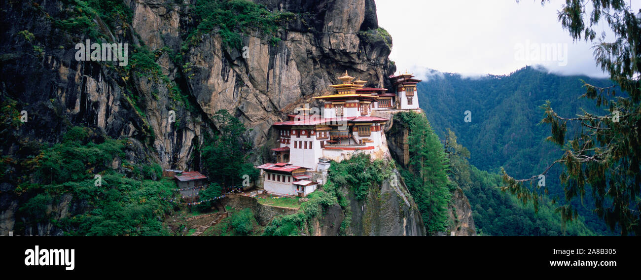Monastery On A Cliff, Taktshang Monastery, Paro, Bhutan Stock Photo - Alamy