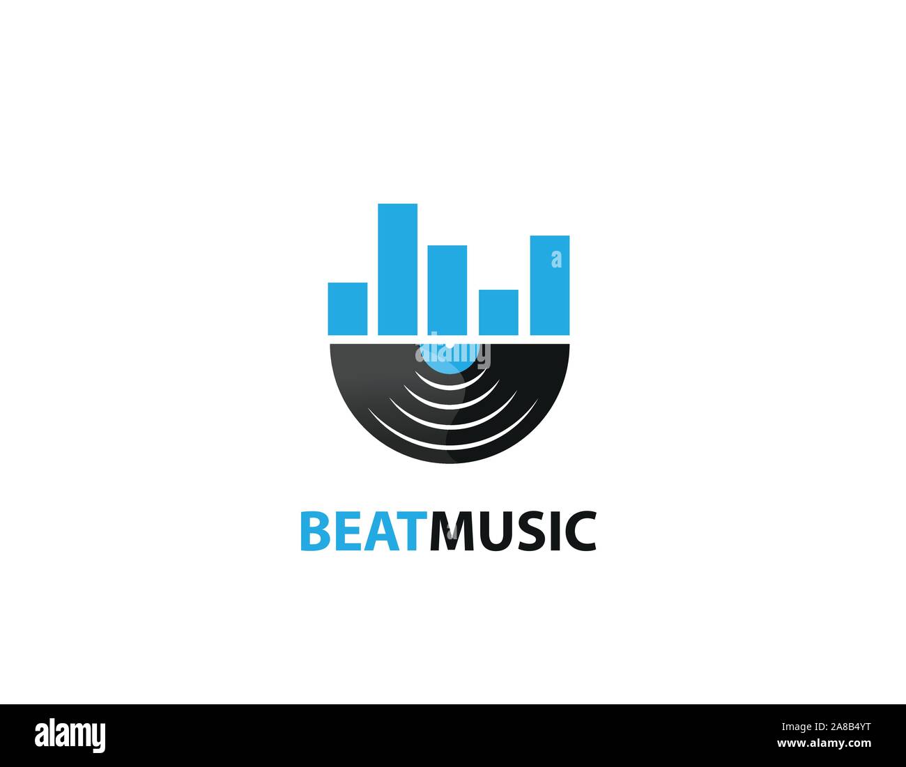 Beat Music design logo illustration Stock Vector Image & Art Alamy