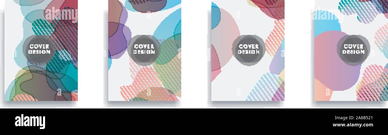 Dynamic style banner design set with fluid orange gradient elements ...