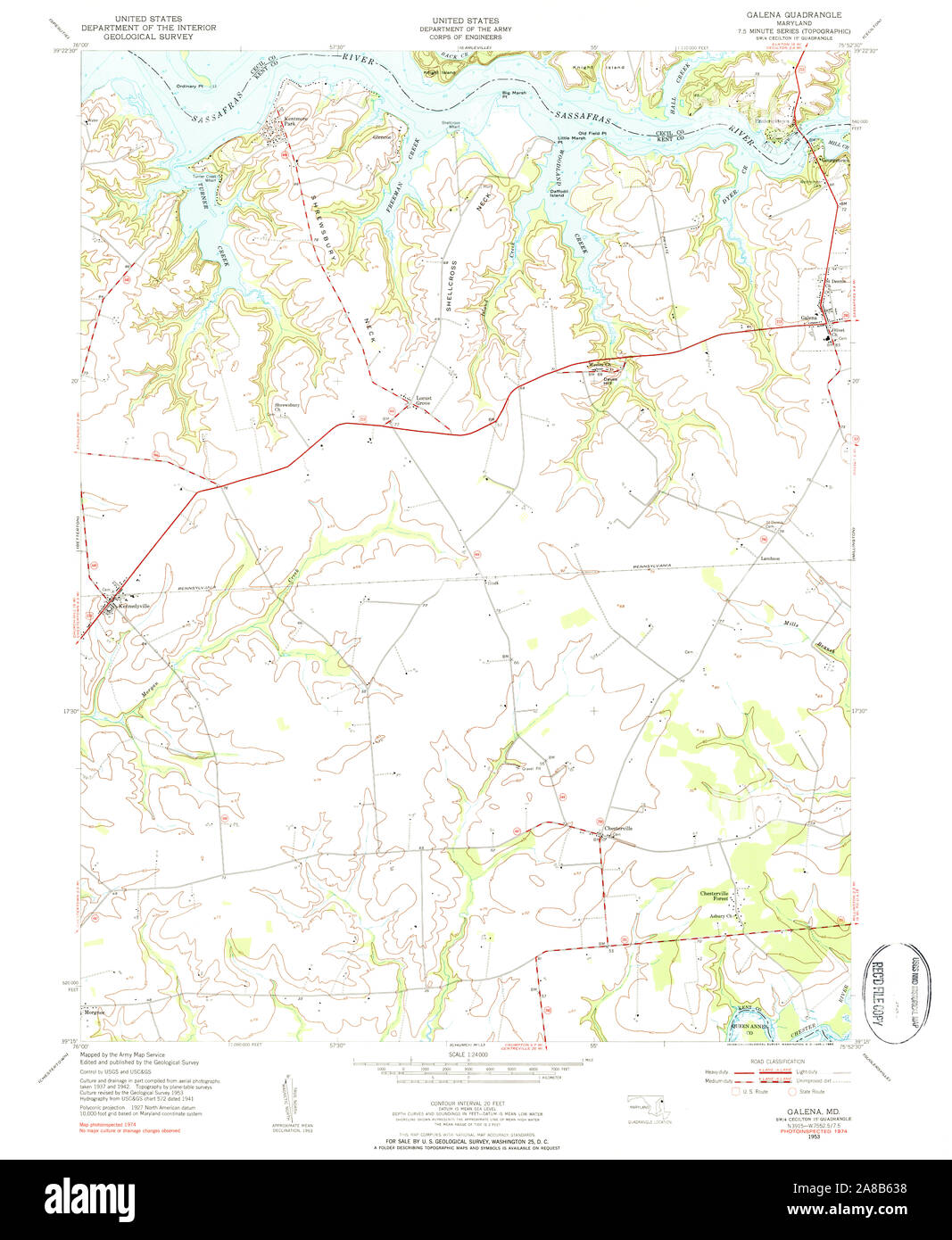 Map of galena hires stock photography and images Alamy