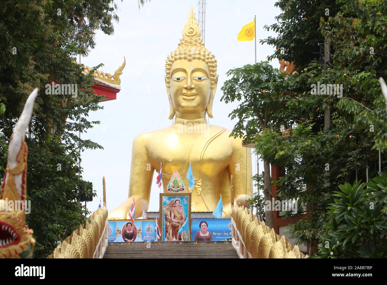 Wat Phra Yai Temple Stock Photo