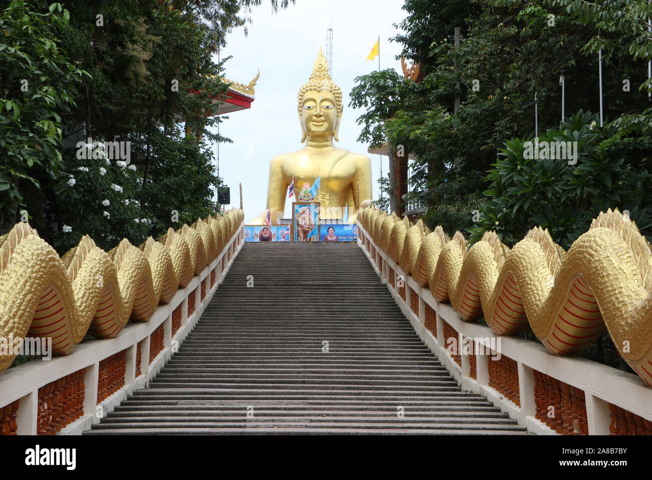 Wat Phra Yai Temple Stock Photo