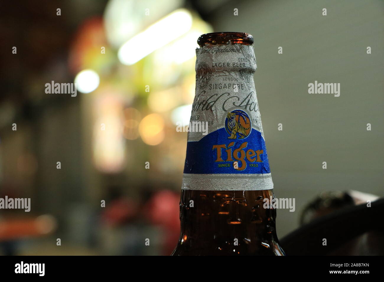 Picturesque Tiger Beer Stock Photo