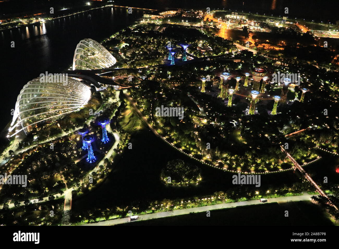 Gardens by the Bay Stock Photo