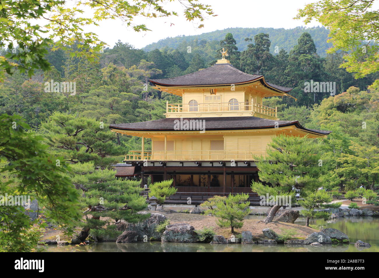 Kinkaku-ji Temple (The Golden Pavilion) Stock Photo