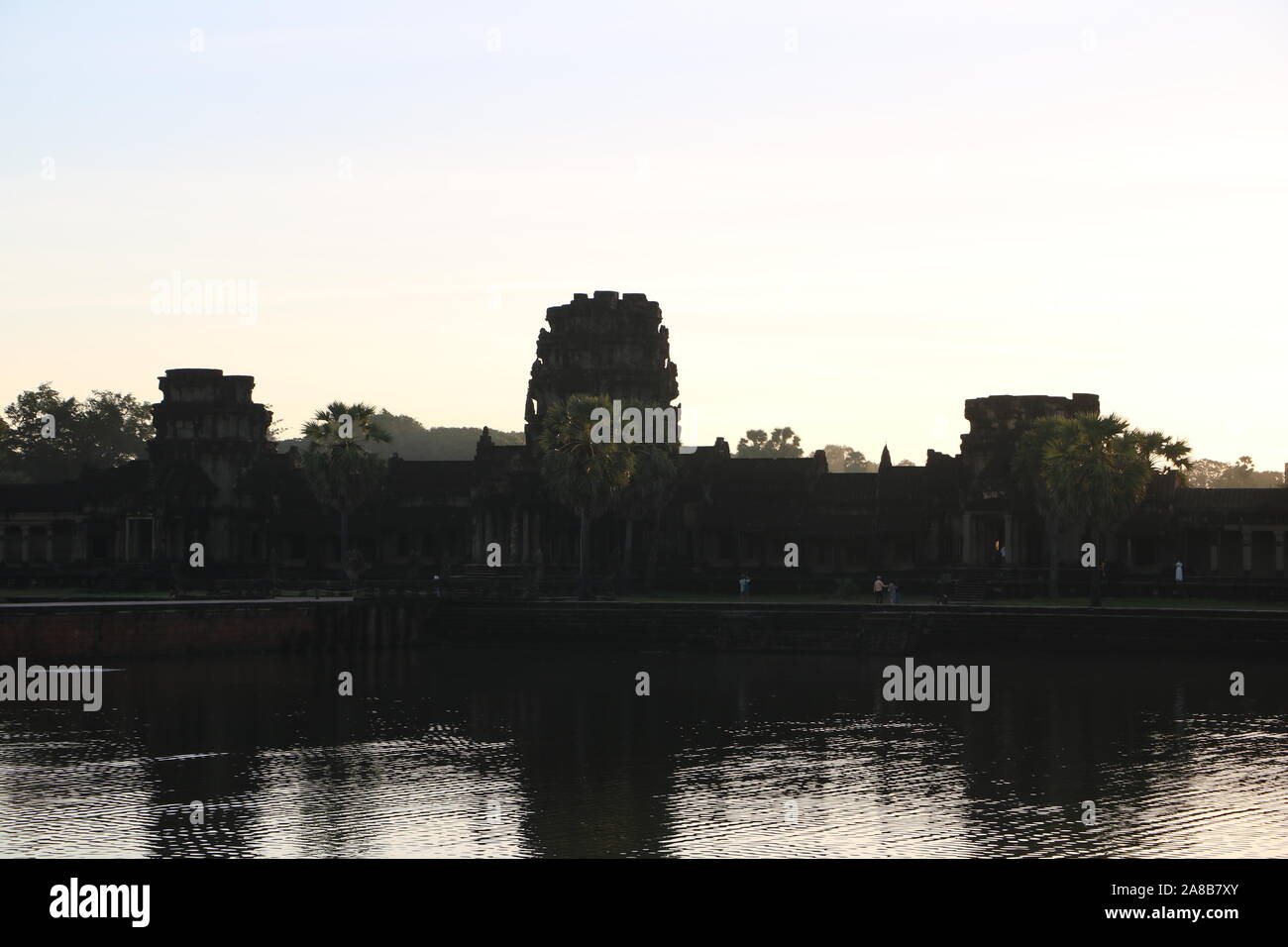 Angkor Wat Temple Complex Stock Photo