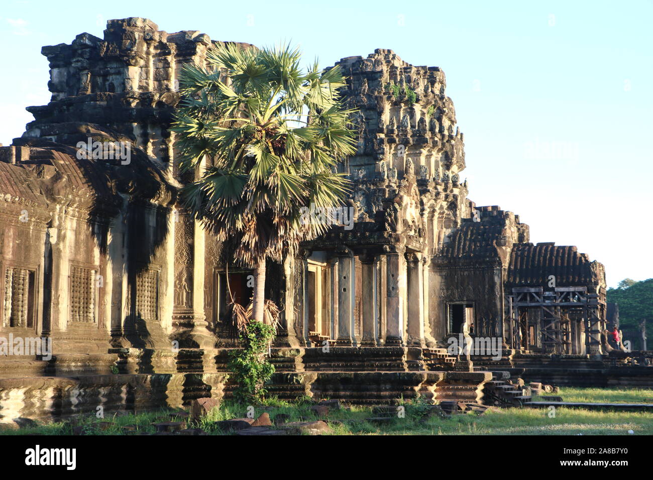 Angkor Wat Temple Complex Stock Photo