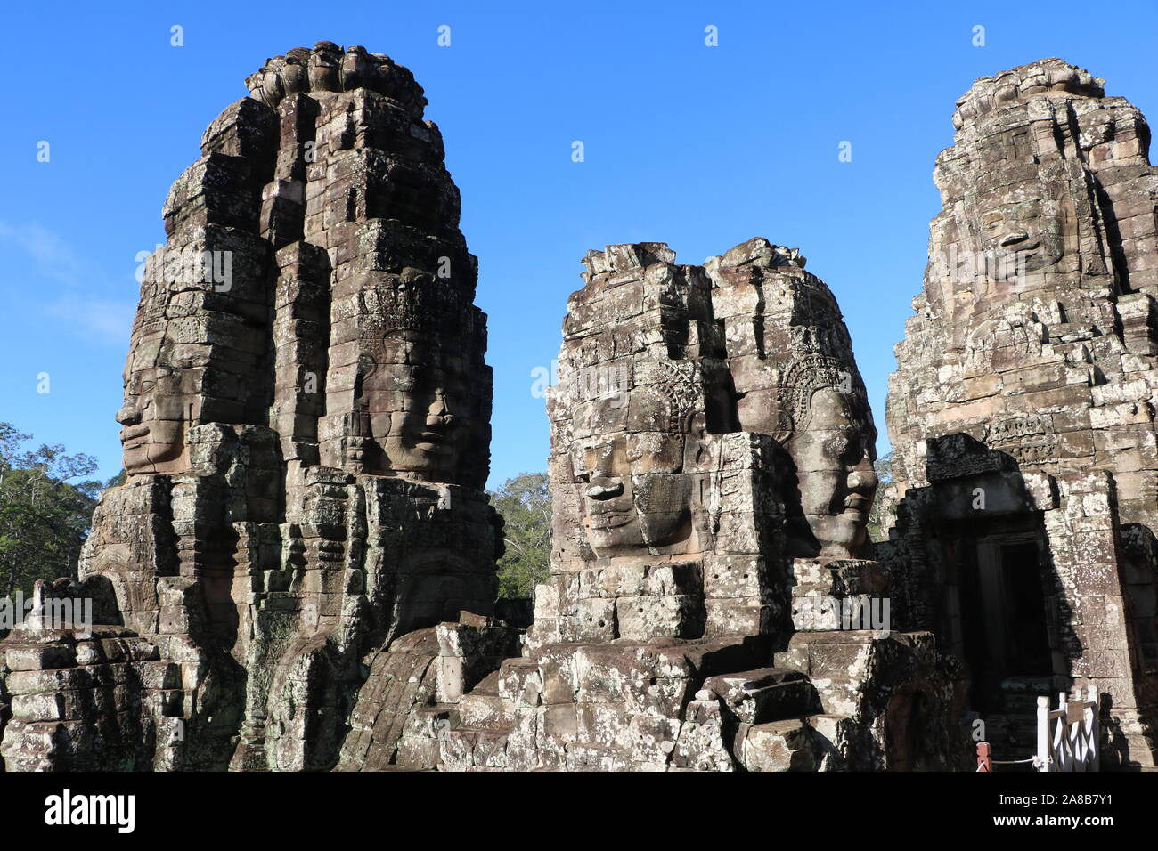 Angkor Wat Temple Complex Stock Photo