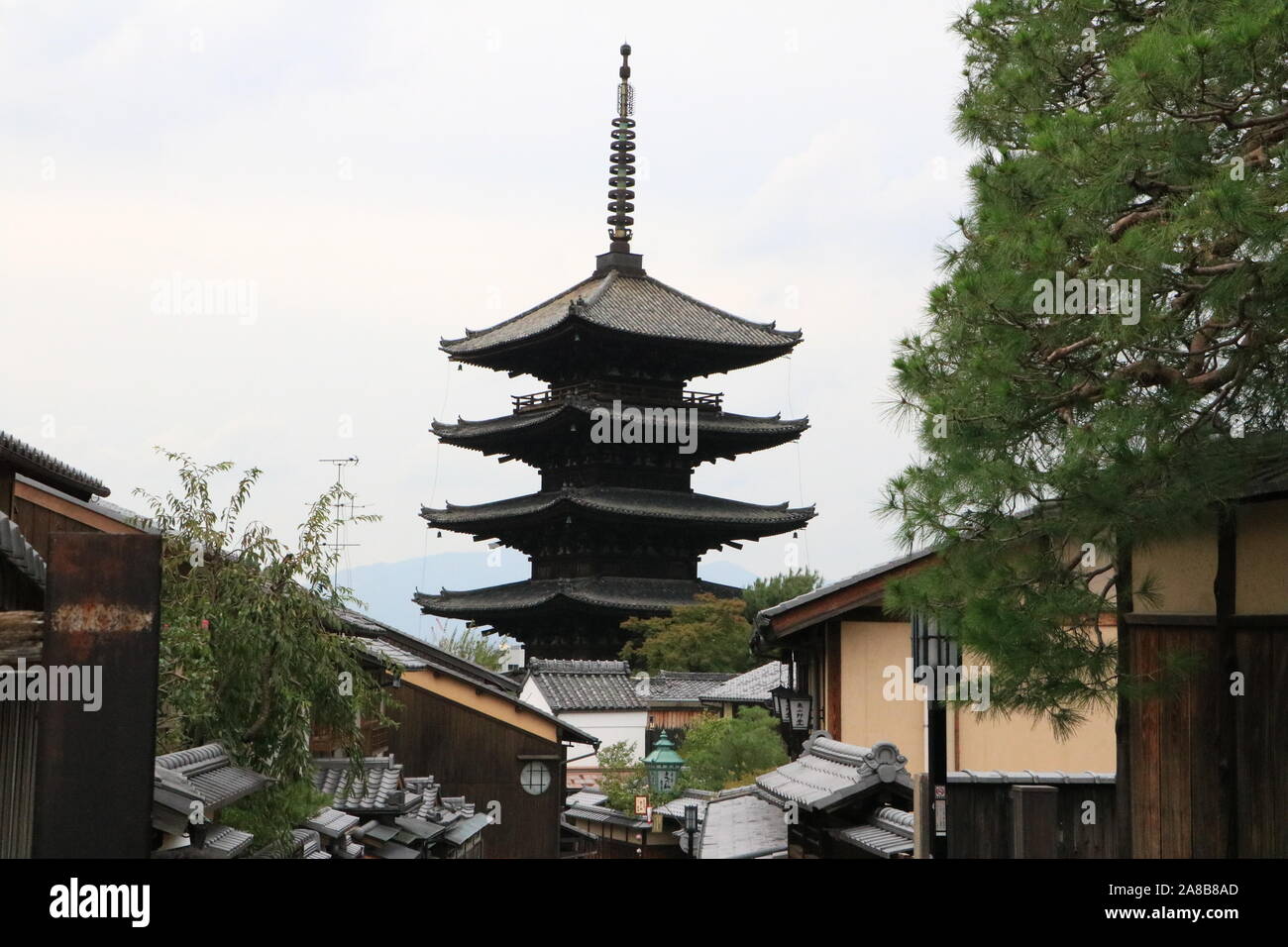 Yasaka Pagoda Stock Photo