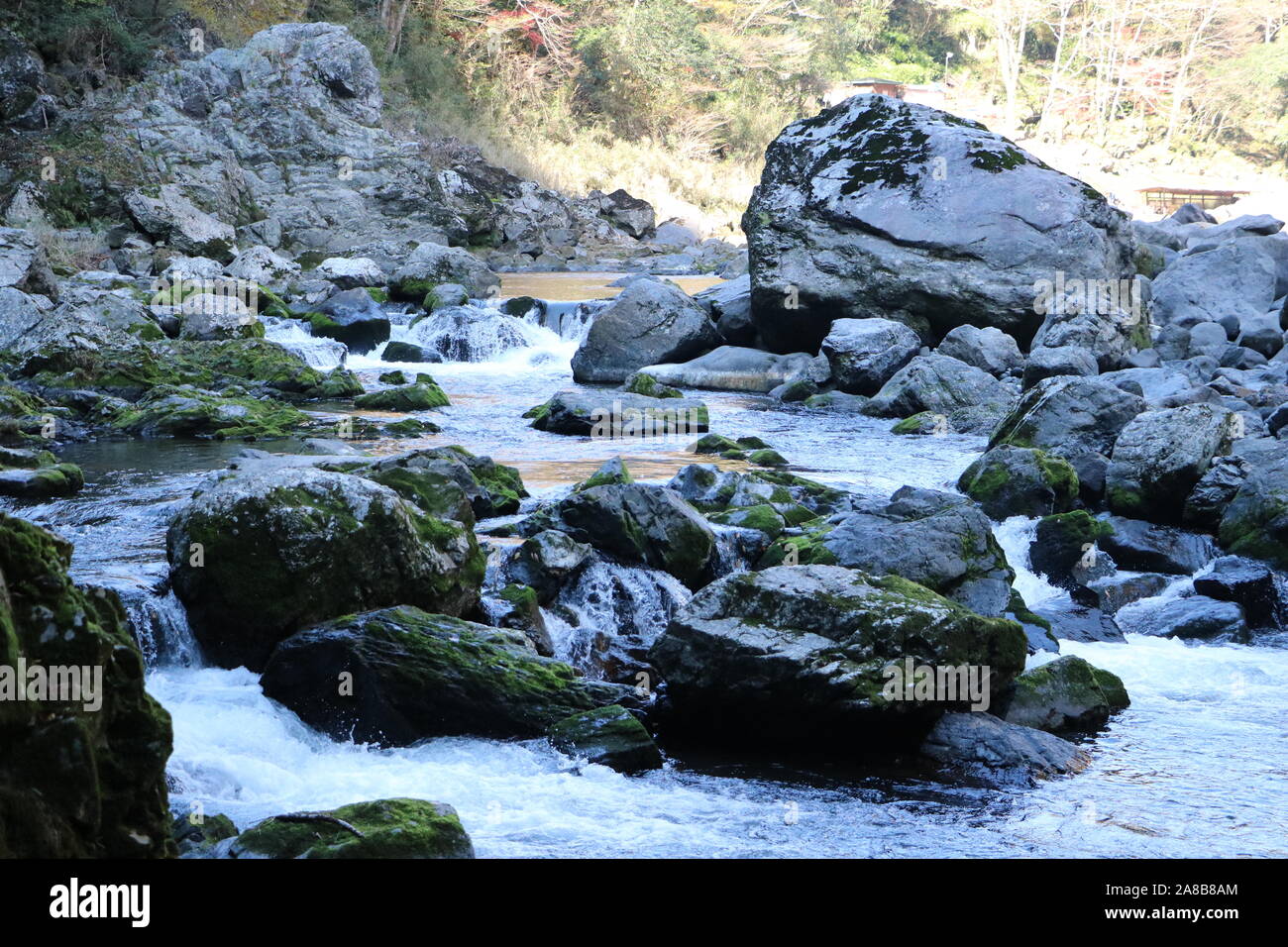 Gokase River, Takachiho Stock Photo