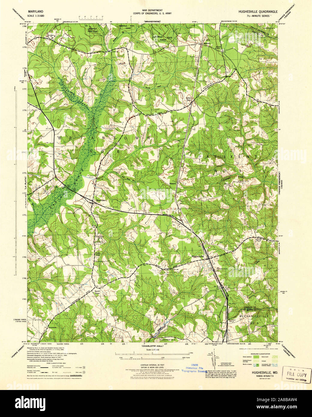 Map of hughesville hires stock photography and images Alamy