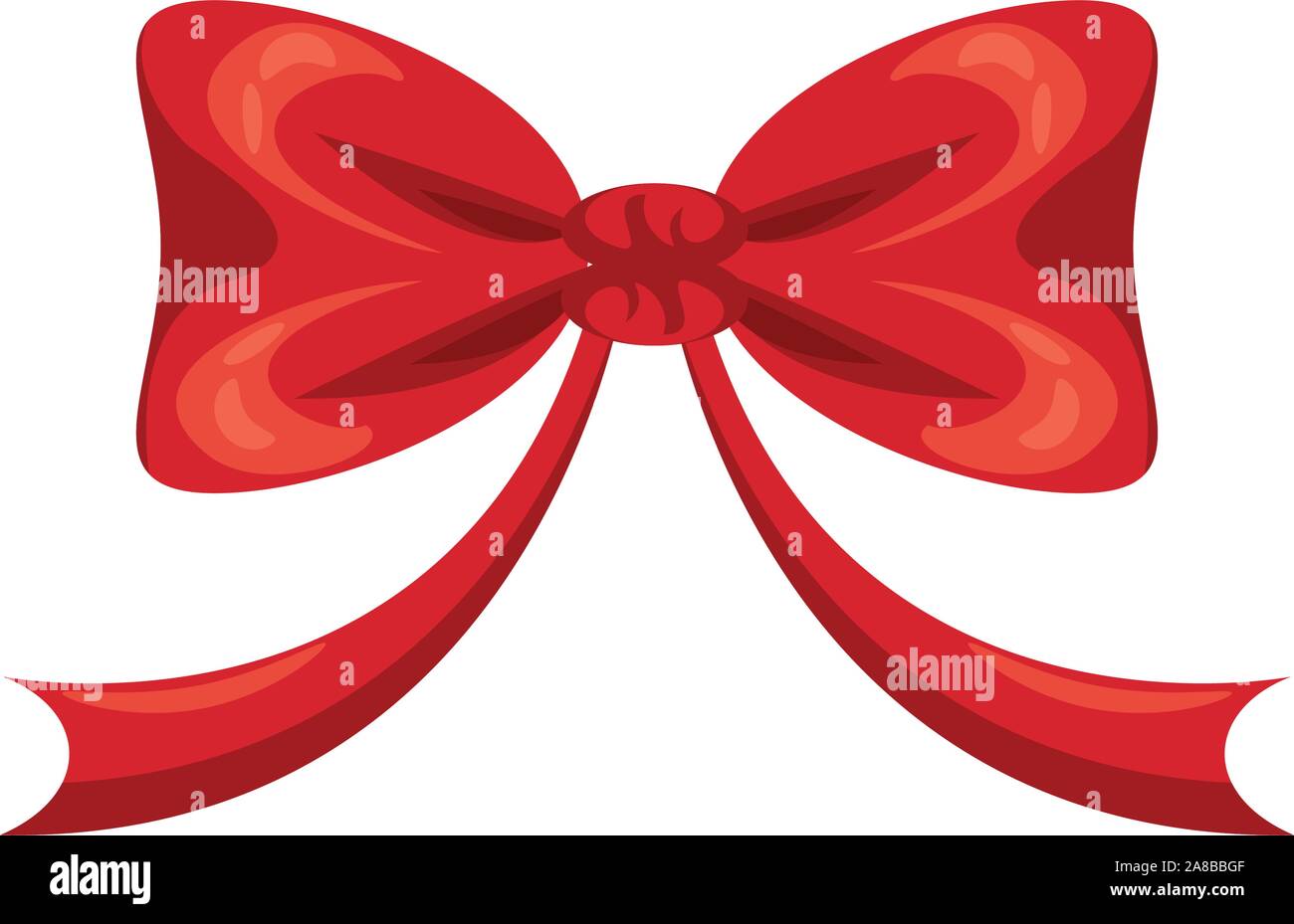 ribbon bow decorative isolated icon Stock Vector Image & Art - Alamy