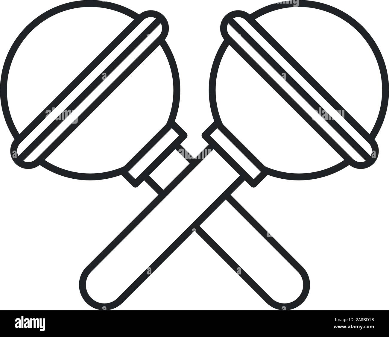 cute maracas musical instrument icon Stock Vector Image & Art - Alamy