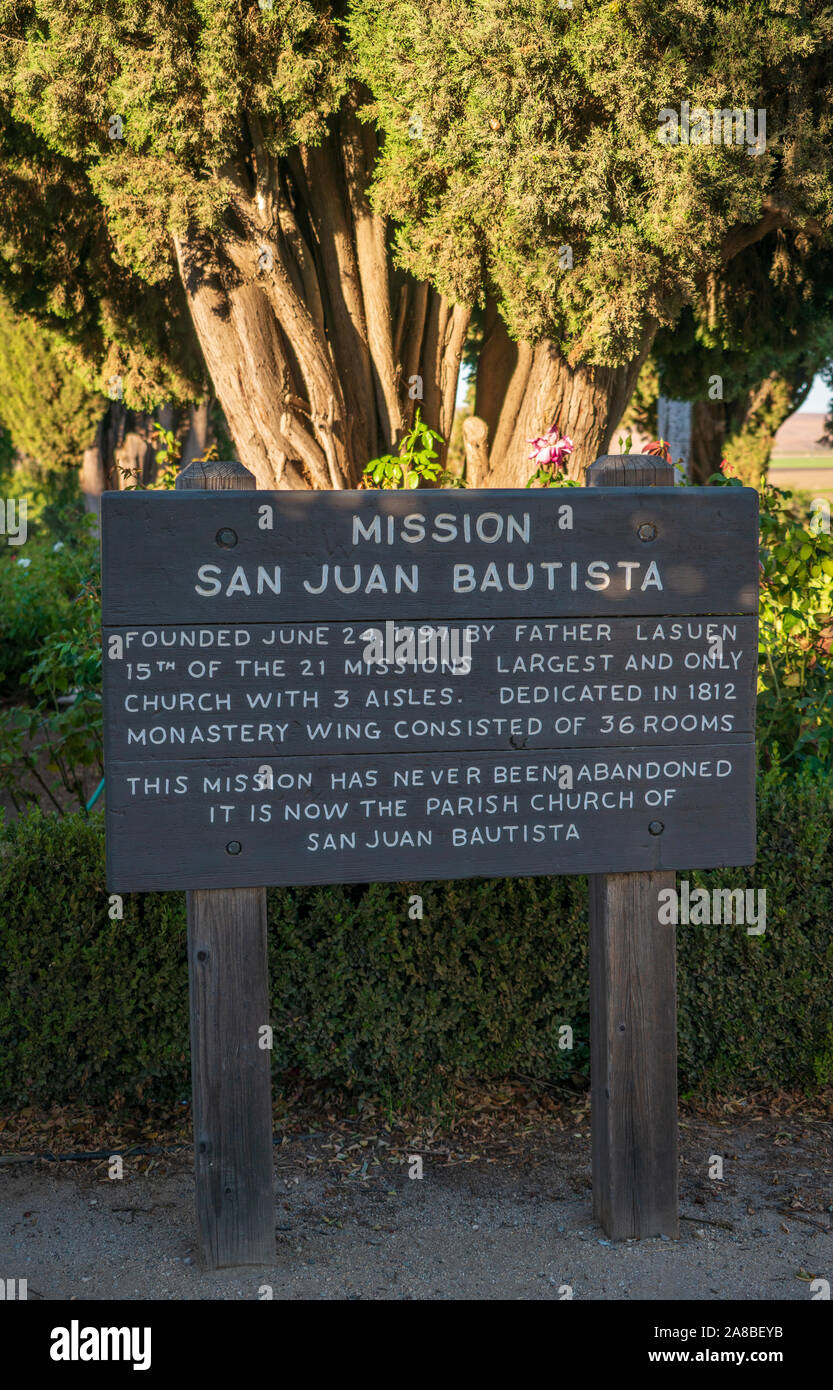 Mission San Juan Bautista Stock Photo Alamy