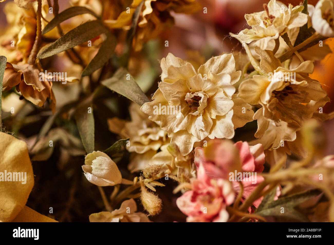 Fake Flowers Interior High Resolution Stock Photography And Images Alamy