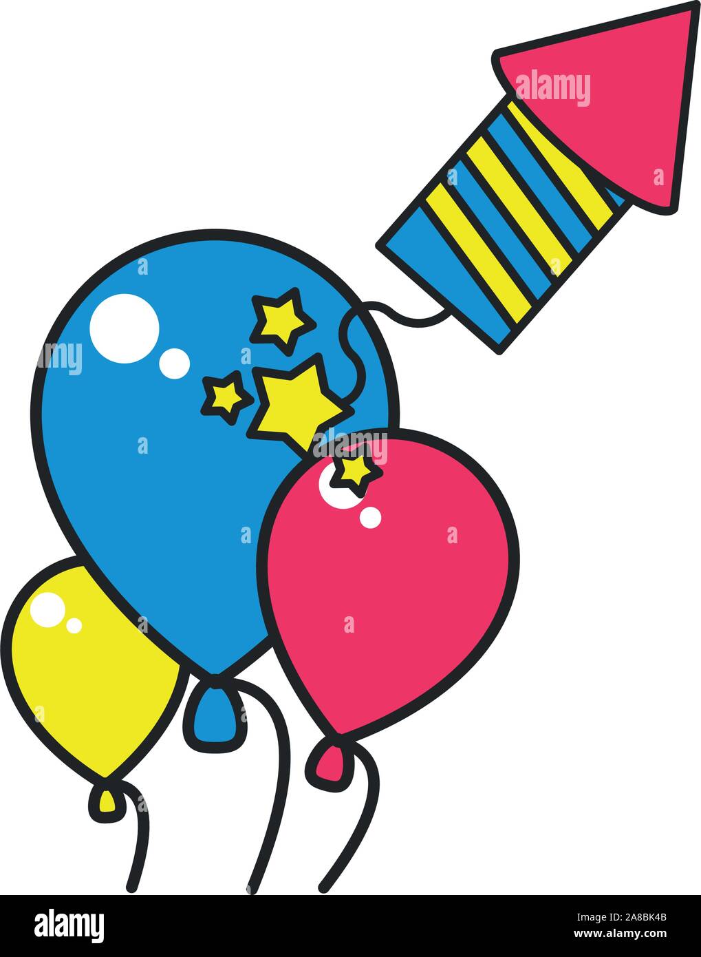 rocket firework explosive isolated icon Stock Vector Image & Art - Alamy