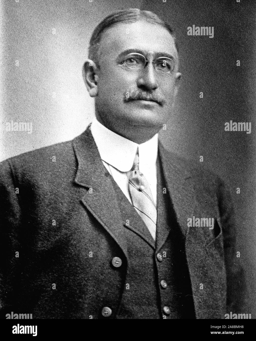 E.D. Jordan, portrait 12 3 1908 Stock Photo - Alamy