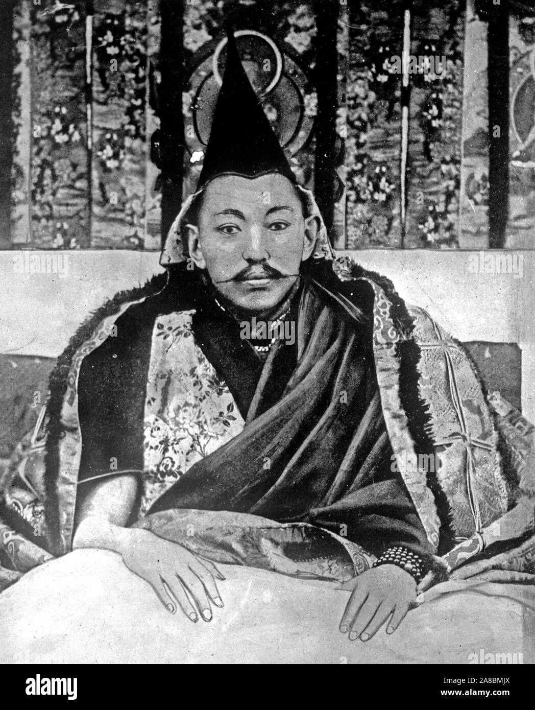 Dalai Lama of Tibet (13th Dalai Lama?) Photo taken 1905-1925 Stock Photo -  Alamy