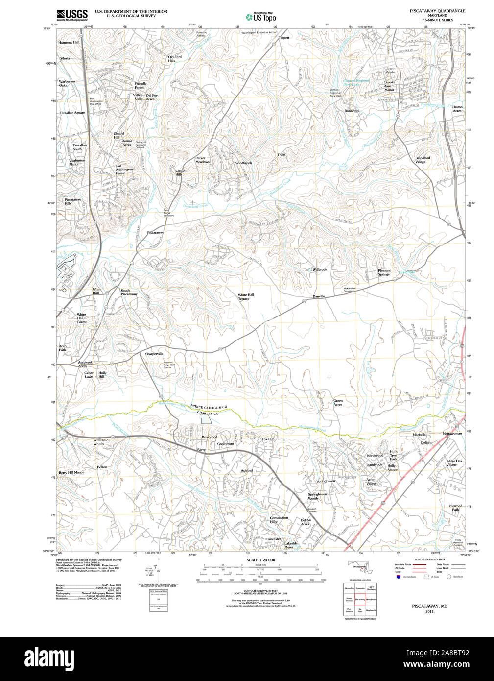 Map of piscataway hi res stock photography and images Alamy