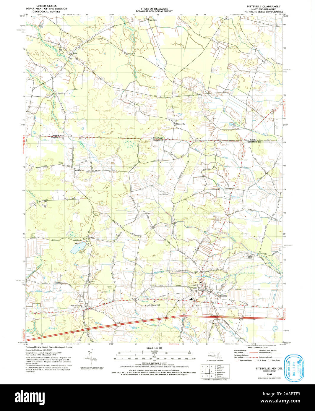 Map of pittsville hires stock photography and images Alamy