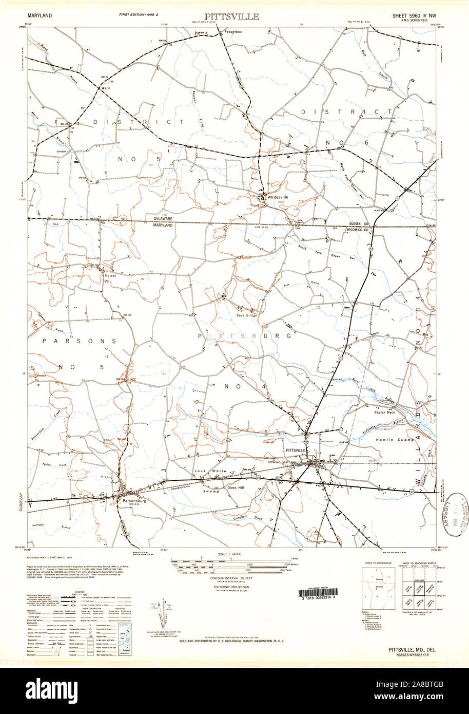 Map of pittsville hires stock photography and images Alamy