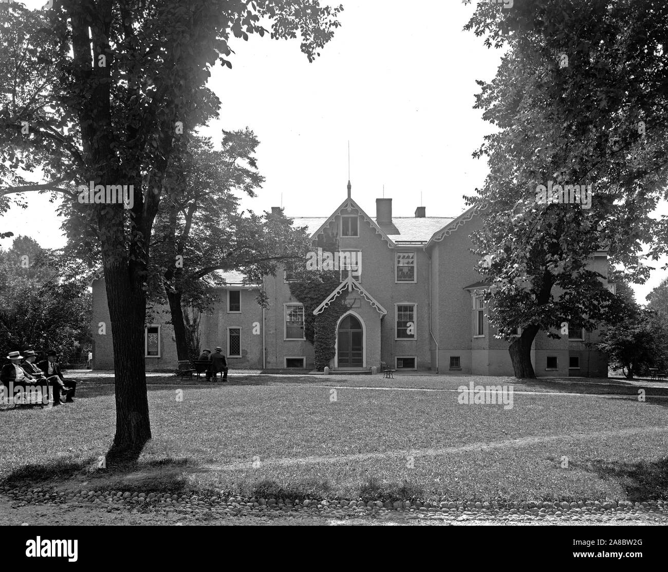 Anderson Cottage, Soldier's Home used by Lincoln as summer White House ca. 1905-1945 Stock Photo