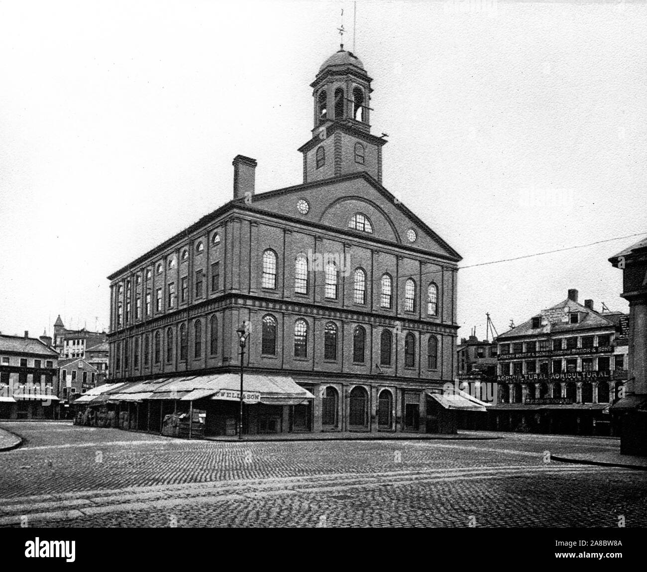 Faneuil Hall, Cradle of Liberty, Boston, Mass ca. 1936 or 1937 Stock Photo
