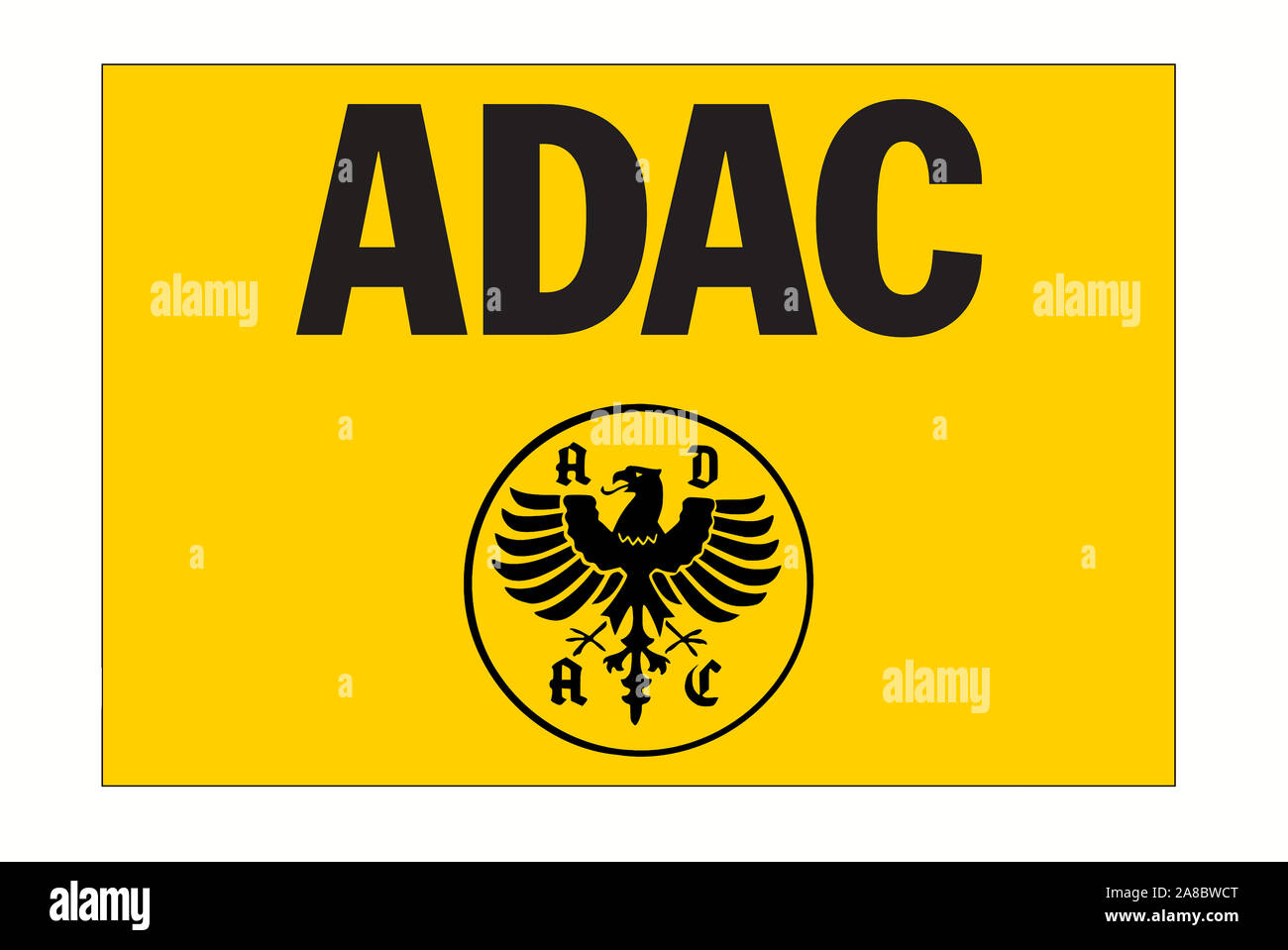 ADAC Logo mit Reichsadler von 1913, Allgemeiner Deutscher Automobil Club, Stock Photo