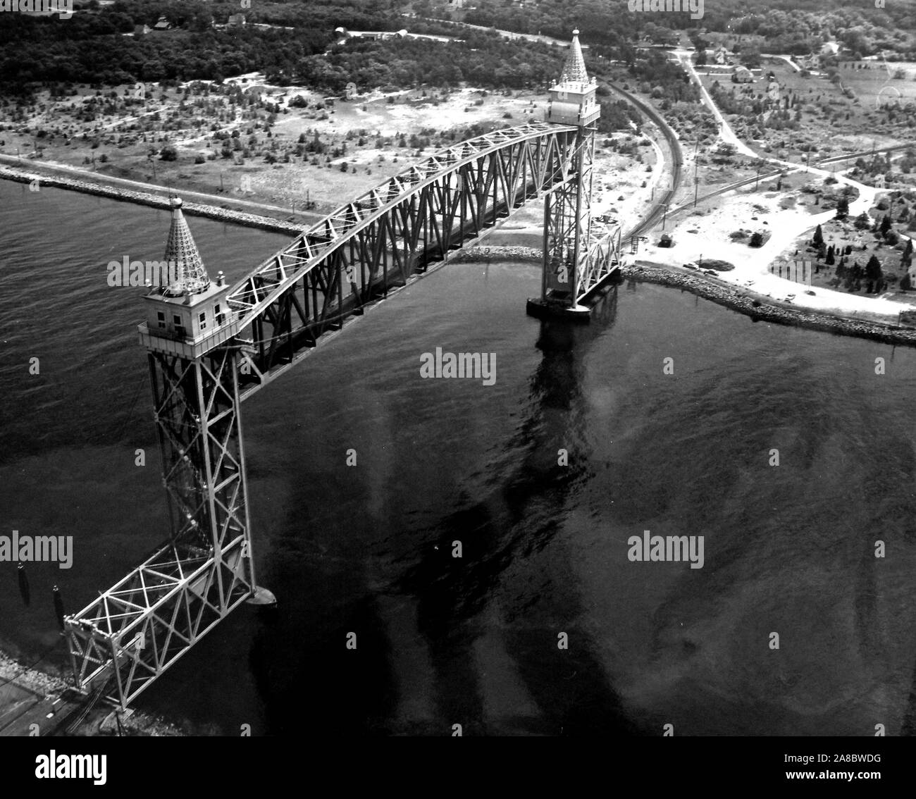 Buzzards Bay Railroad Bridge Black And White Stock Photos Images Alamy