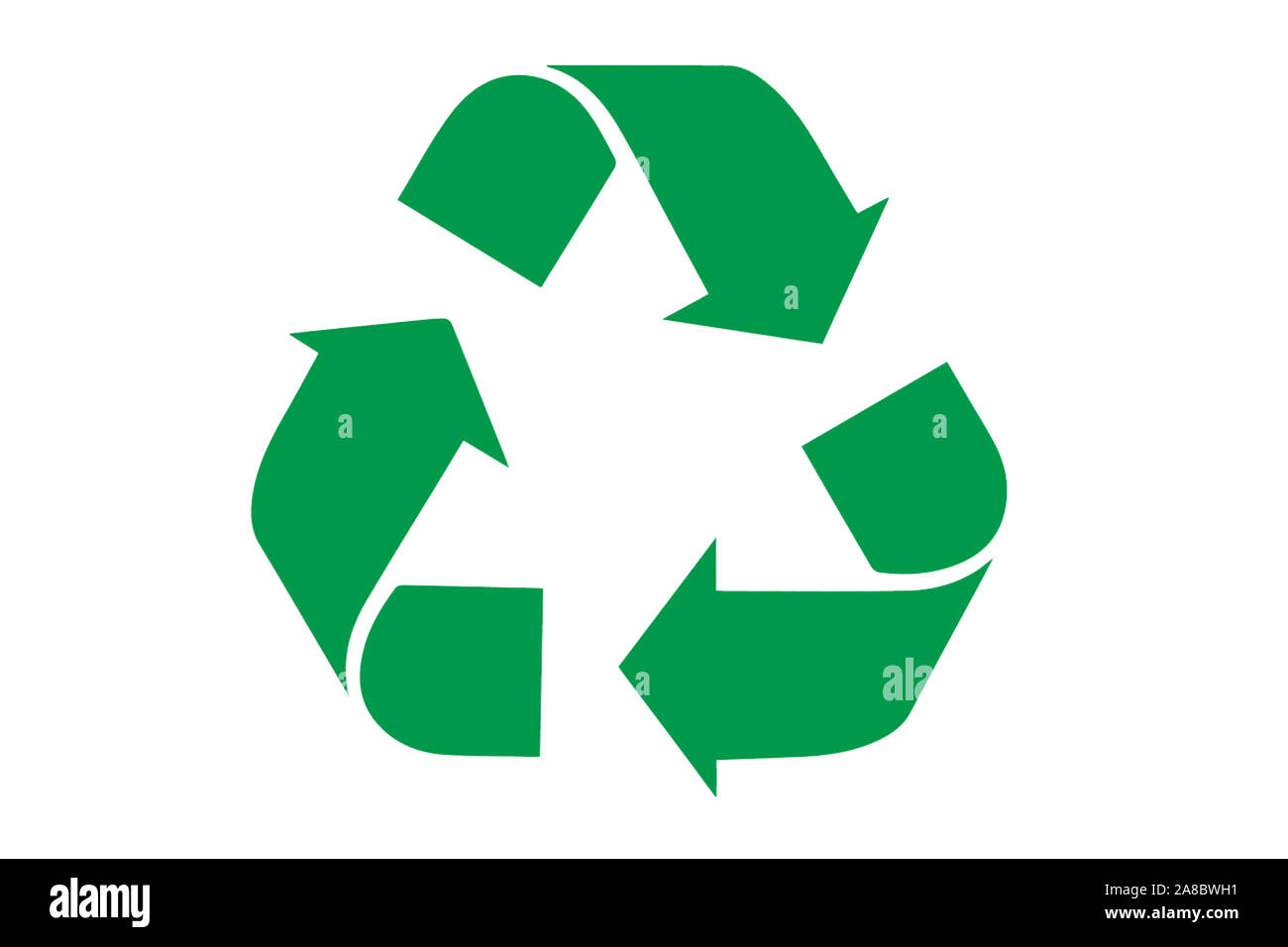 Recycling LOGO, Symbol, Abfallwirtschaft, Stock Photo