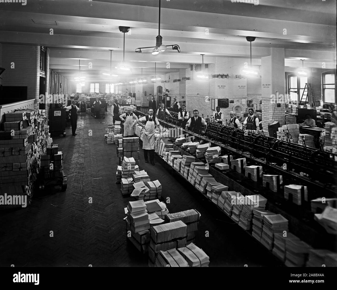 Government printing office early 1900s hires stock photography and