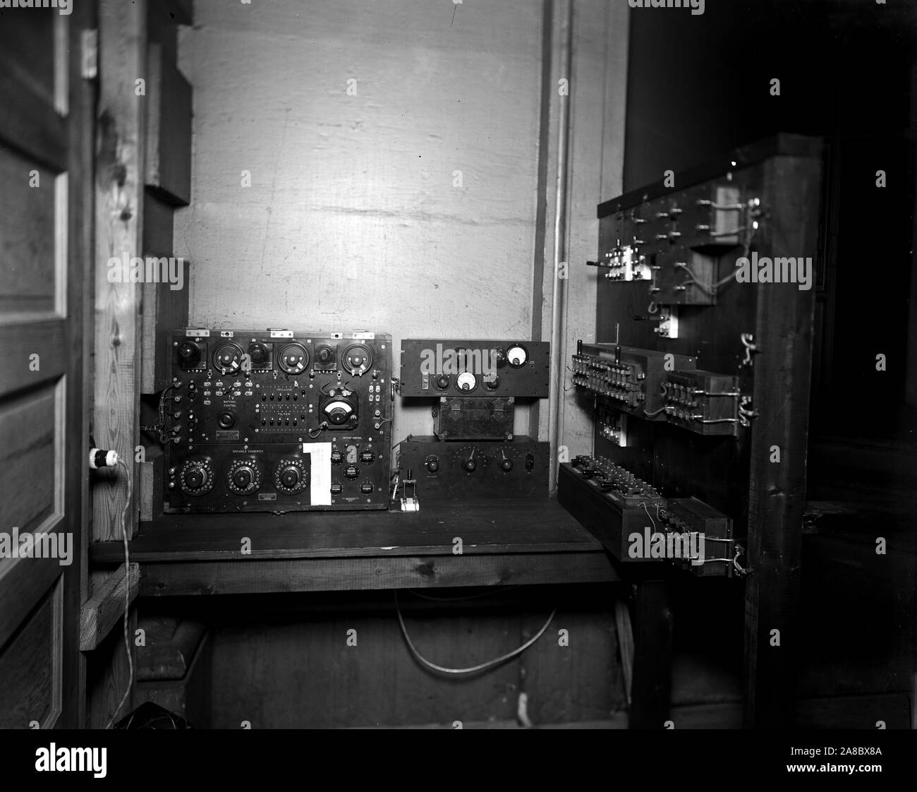 C&P Telephone Company, telephone equipment ca. early 1900s Stock Photo Alamy