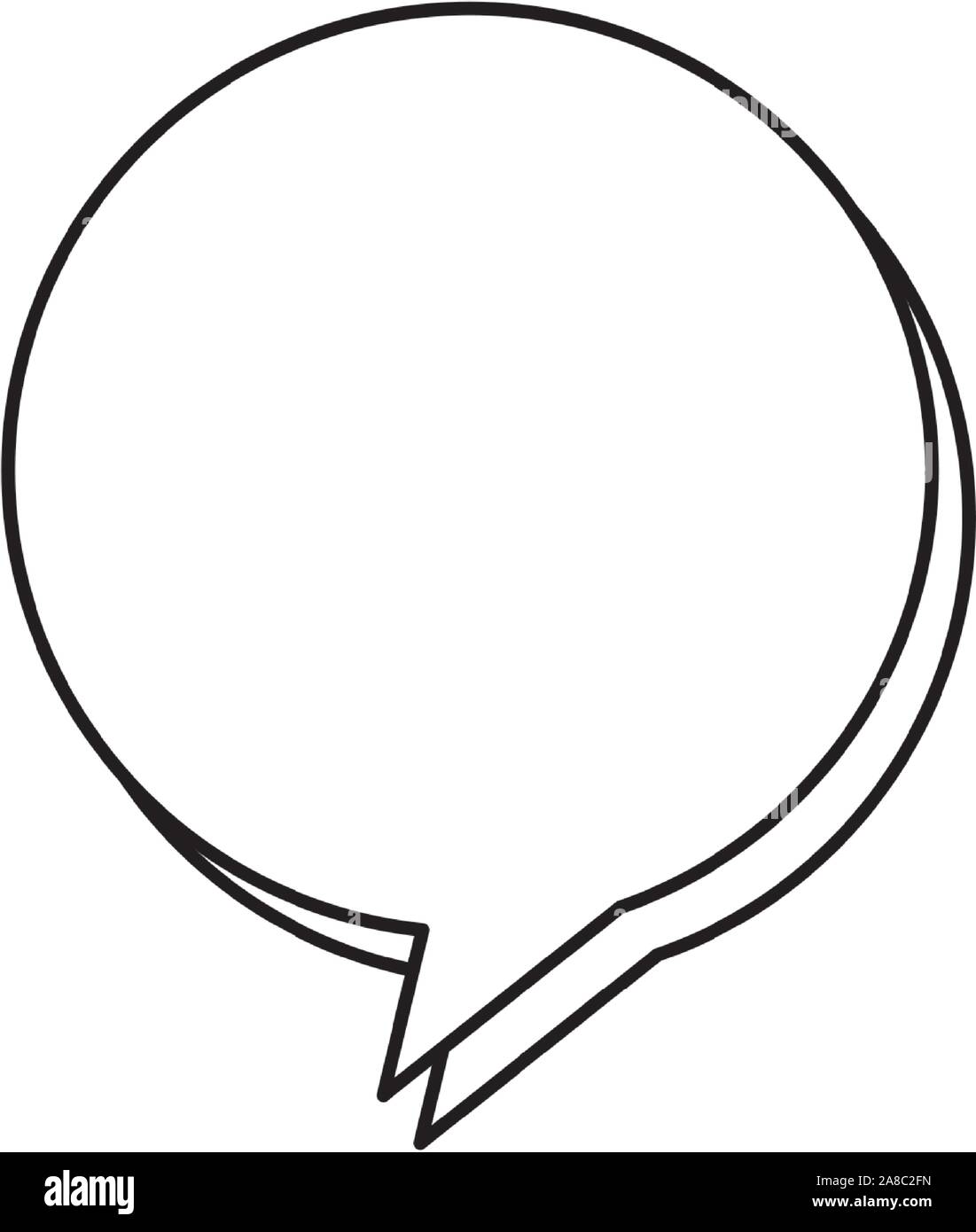speech bubble line style icon Stock Vector Image & Art - Alamy