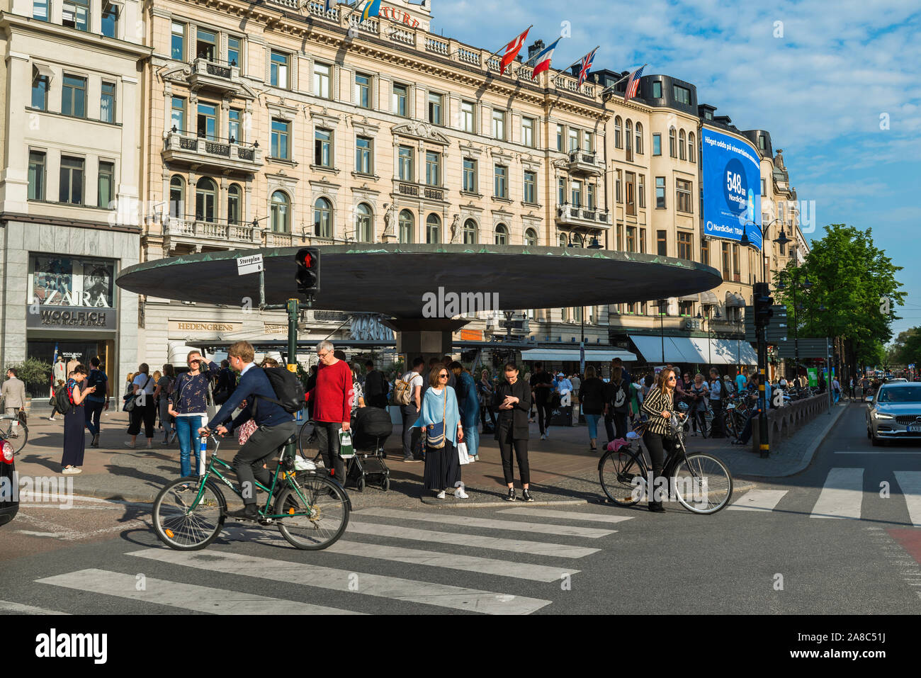 Square stockholm stureplan sweden hires stock photography and images