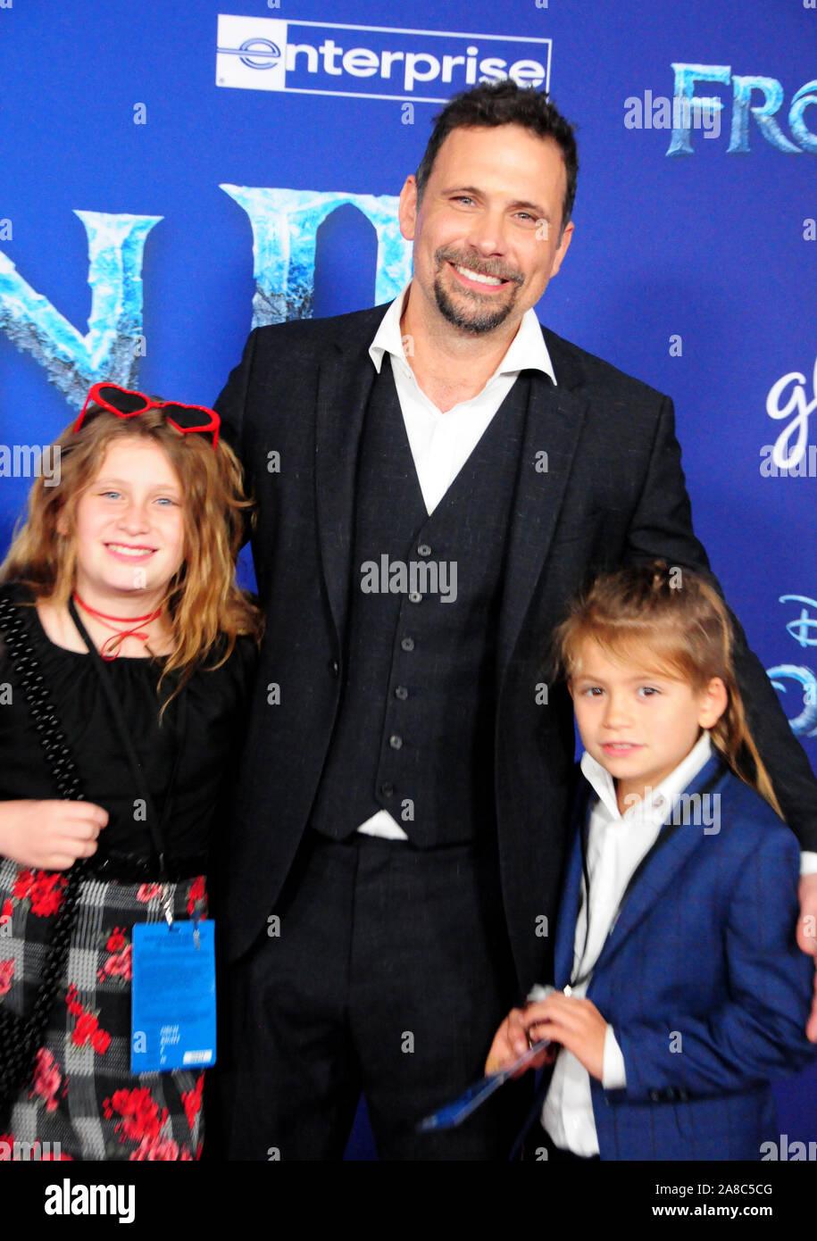 Hollywood, California, USA 7th November 2019 Actor Jeremy Sisto and daughter Charlie Ballerina