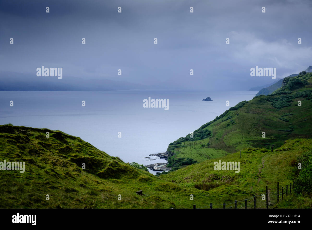 Culnacnoc Portree Isle of Skye Ross and Cromarty Scotland Stock Photo