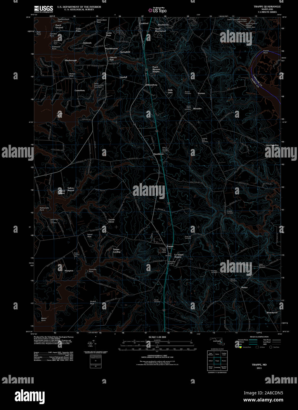 Map of trappe hires stock photography and images Alamy