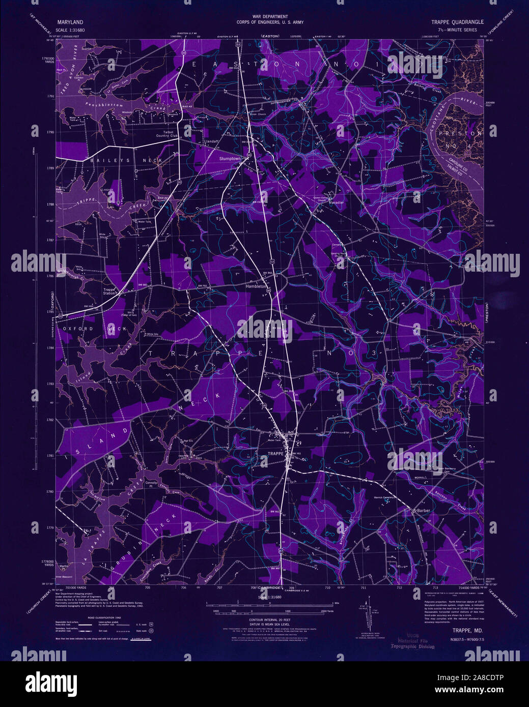 Map of trappe hires stock photography and images Alamy