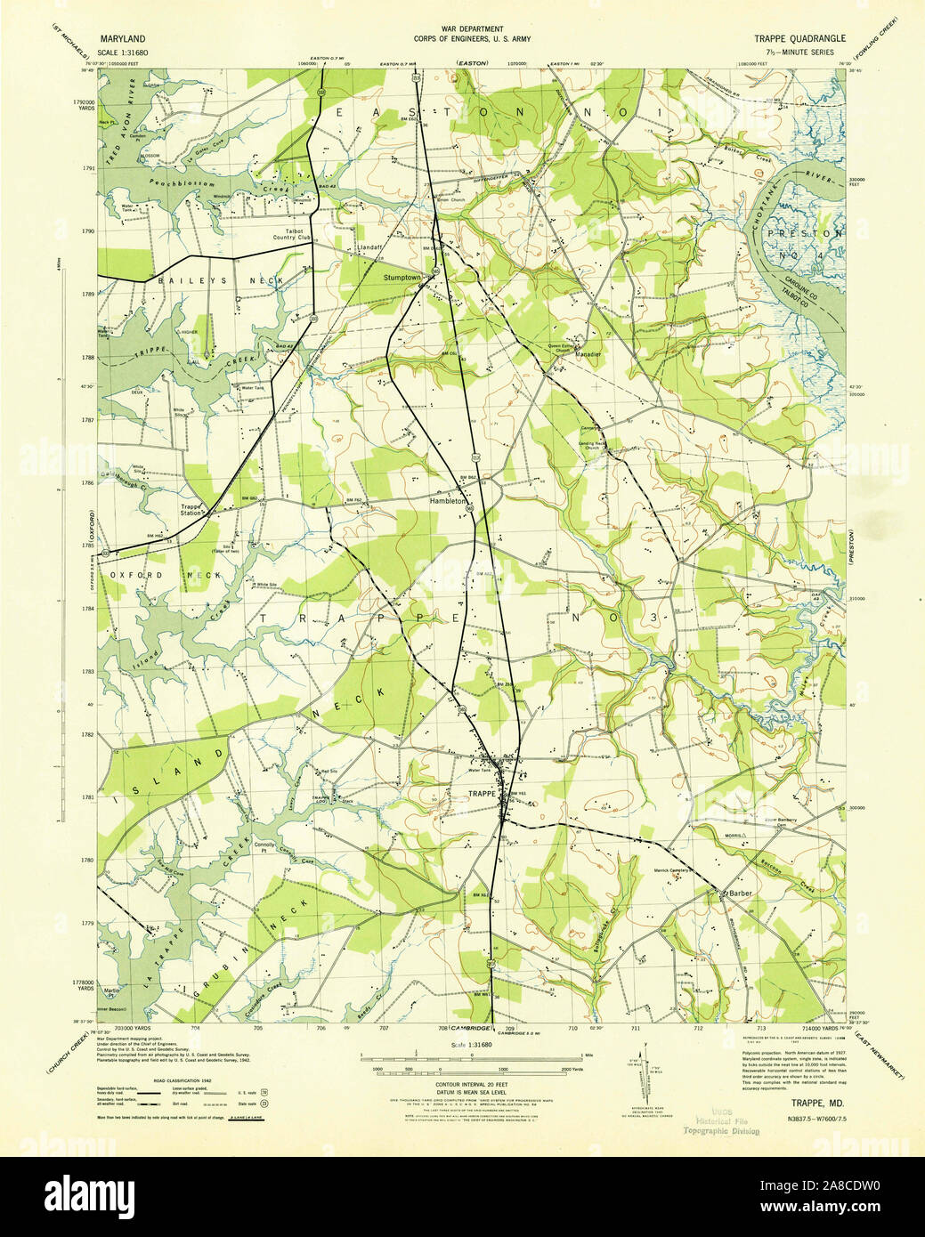 Map of trappe hires stock photography and images Alamy