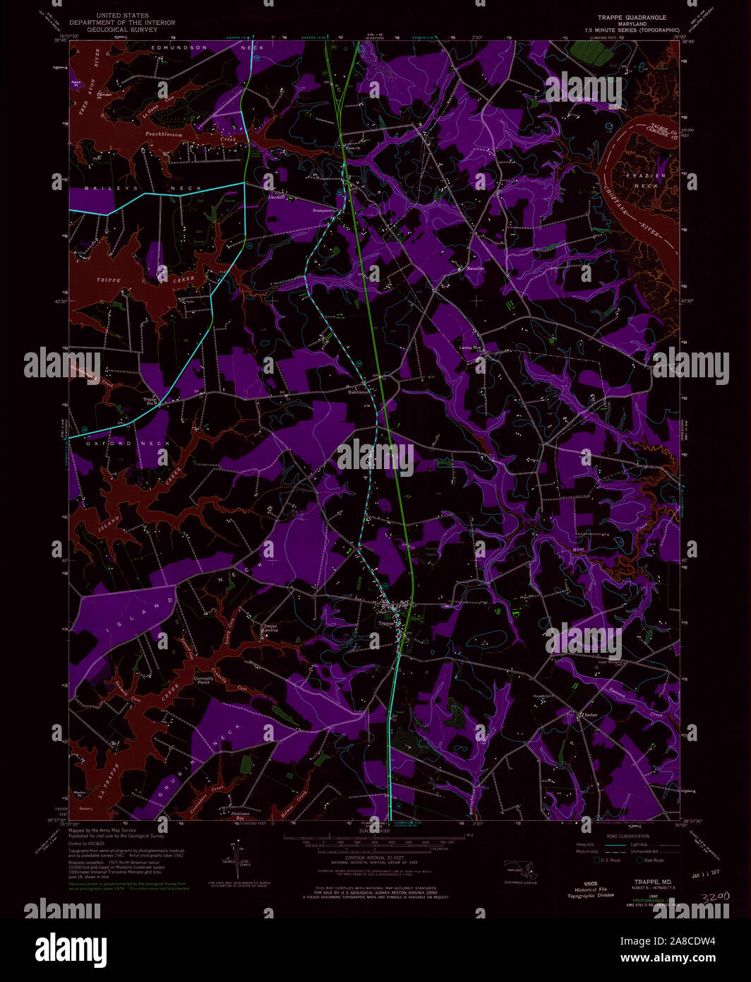 Map of trappe hires stock photography and images Alamy