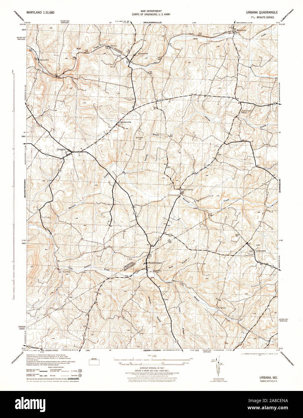 Map of urbana hires stock photography and images Alamy