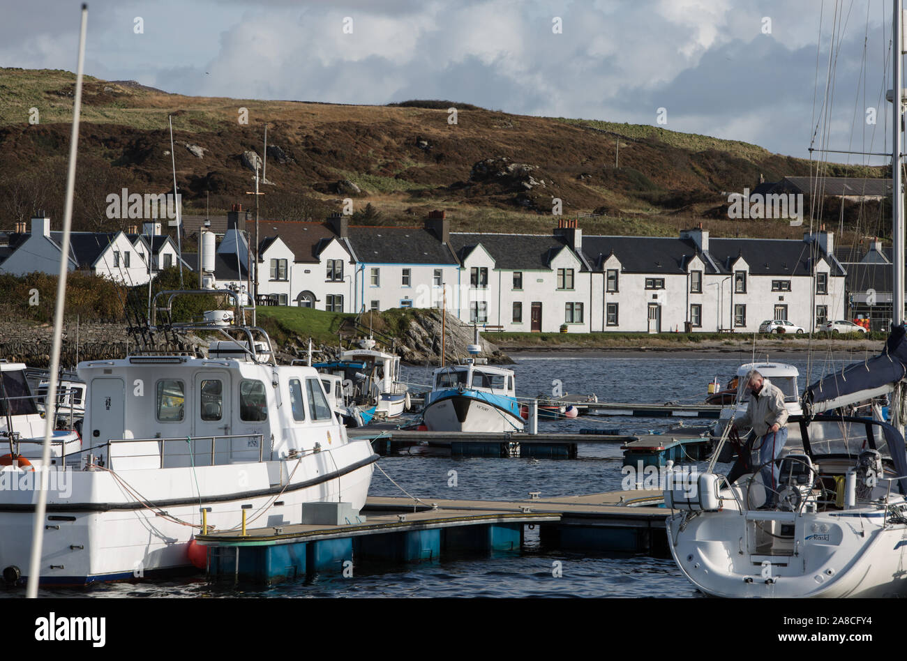 Port Ellen, on Islay, Scotland, 17 October 2019 Stock Photo Alamy