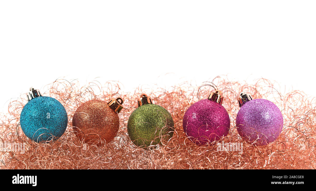 Colourful christmas tree hi-res stock photography and images - Alamy