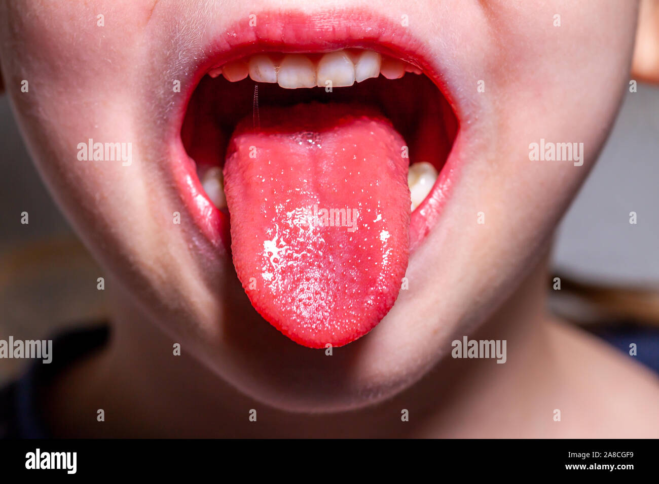 Woman open mouth tongue hires stock photography and images Alamy