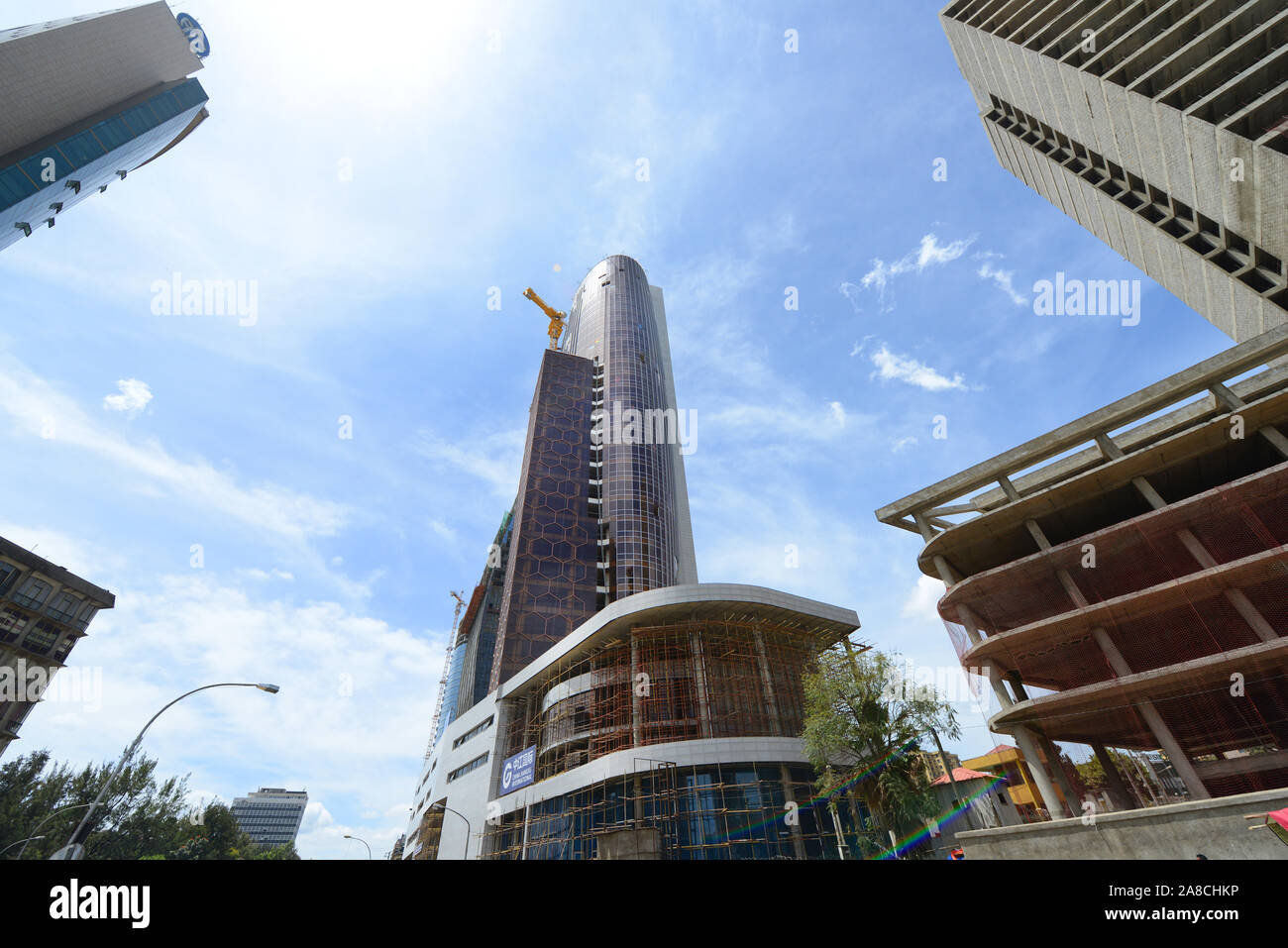 The Nib bank headquarters building in Addis Ababa Stock Photo Alamy