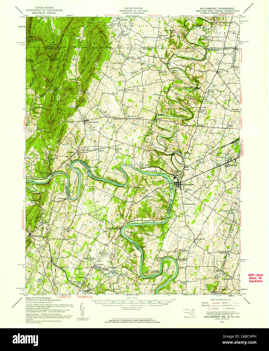 Williamsport map hires stock photography and images Alamy