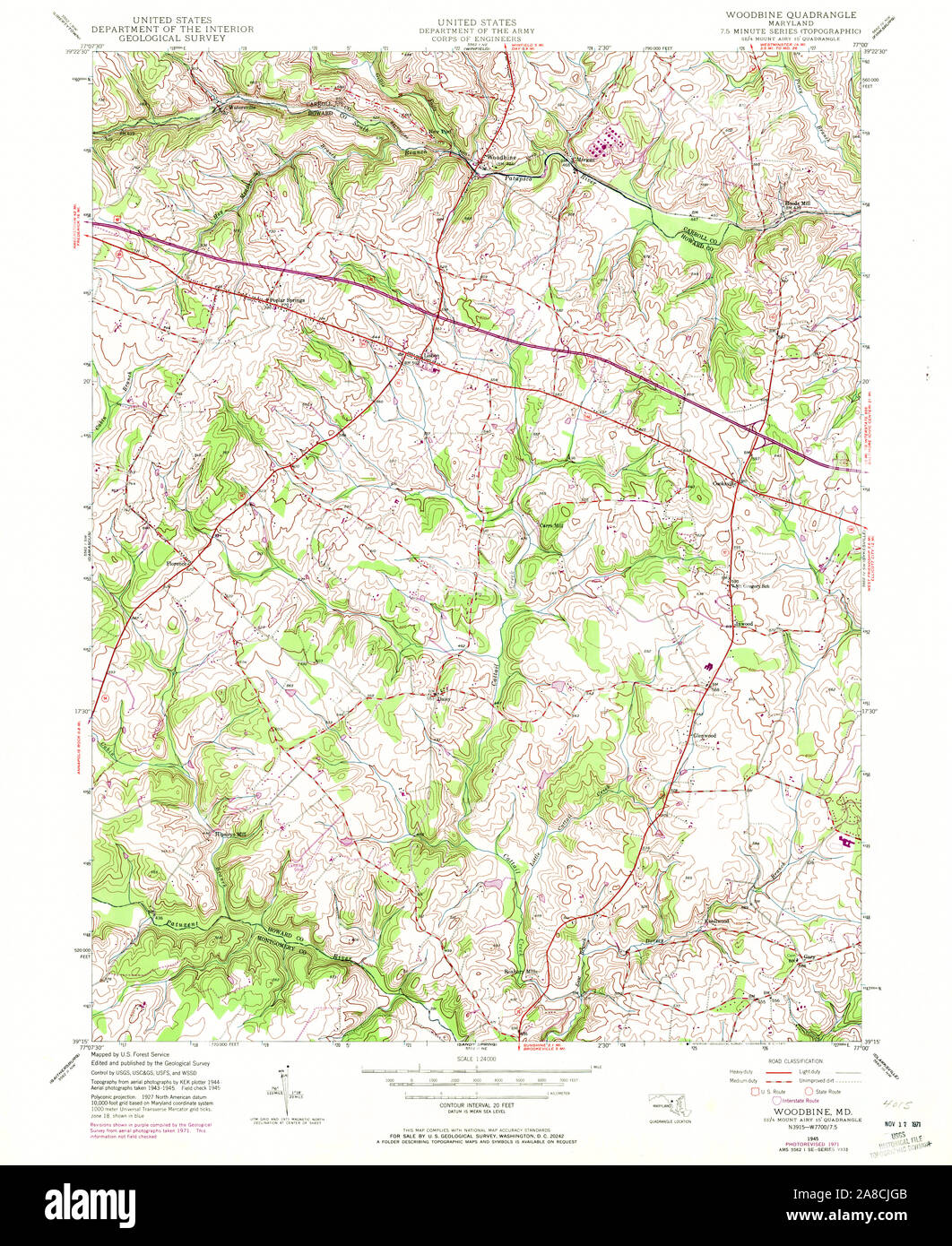 Map of woodbine hires stock photography and images Alamy