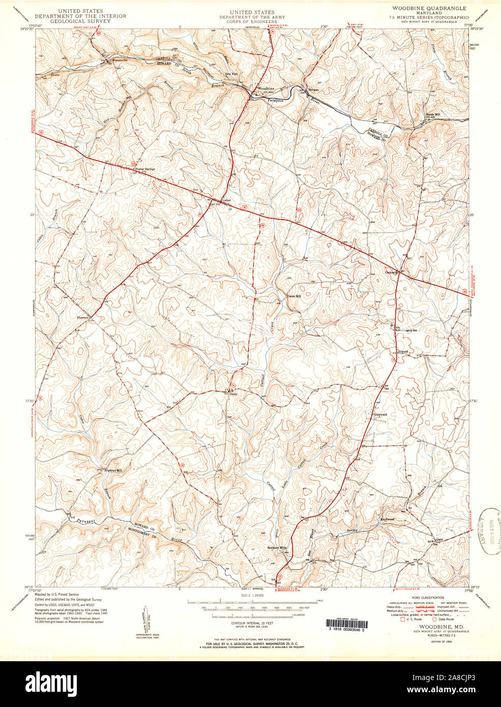 Map of woodbine hires stock photography and images Alamy
