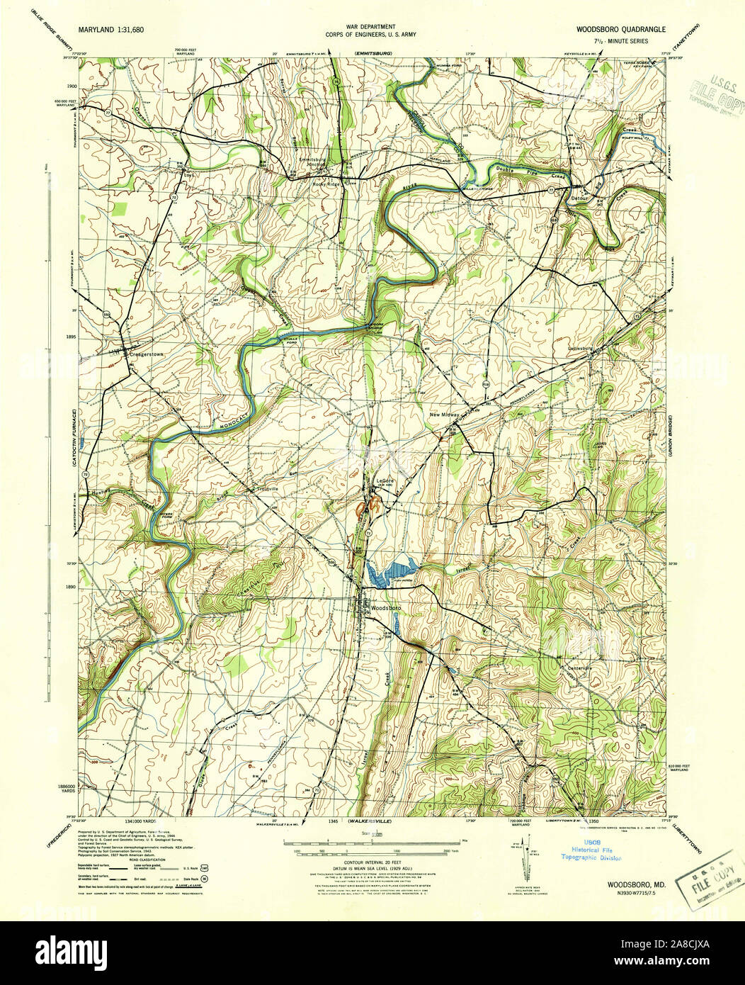 Woodsboro map hires stock photography and images Alamy
